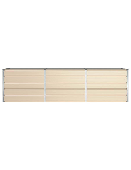 Fioriera Avorio 480 x 50 x 45 cm Acciaio zincato