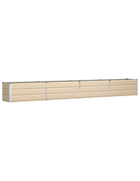 Fioriera Avorio 480 x 50 x 45 cm Acciaio zincato