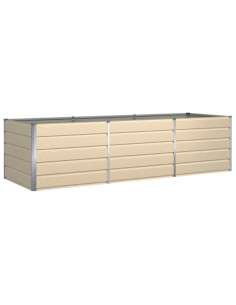 Fioriera Avorio 195 x 100 x 45 cm Acciaio zincato 2