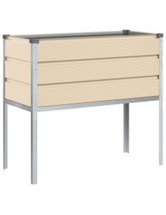 Fioriera Avorio 100 x 45 x 90 cm Acciaio zincato 2