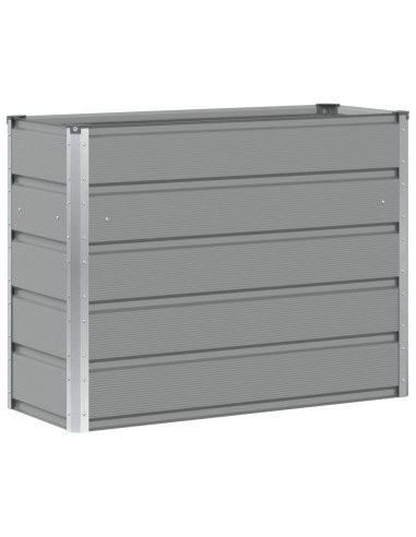 Fioriera Grigio chiaro 100 x 40 x 75 cm Acciaio