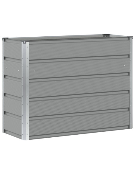 Fioriera Grigio chiaro 100 x 40 x 75 cm Acciaio