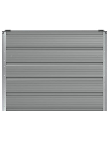 Fioriera Grigio chiaro 100 x 40 x 75 cm Acciaio