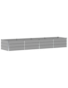 Fioriera Grigio chiaro 320 x 80 x 45 cm Acciaio 2
