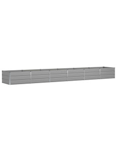 Fioriera Grigio chiaro 480 x 80 x 45 cm Acciaio 2