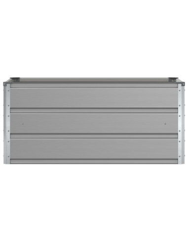 Fioriera Grigio chiaro 100 x 50 x 45 cm Acciaio zincato
