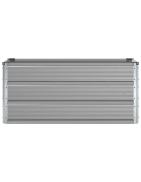 Fioriera Grigio chiaro 100 x 50 x 45 cm Acciaio zincato