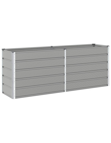 Fioriera Grigio chiaro 480 x 50 x 45 cm Acciaio zincato