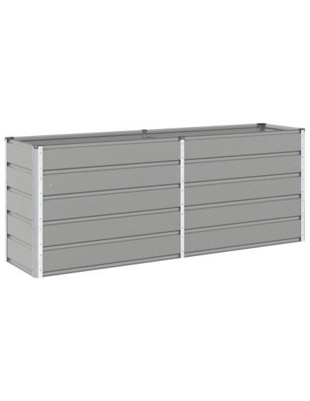 Fioriera Grigio chiaro 480 x 50 x 45 cm Acciaio zincato