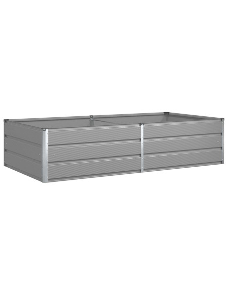 Fioriera Grigio chiaro 195 x 100 x 45 cm Acciaio zincato