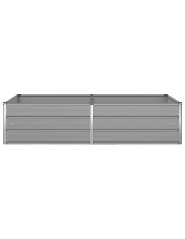 Fioriera Grigio chiaro 195 x 100 x 45 cm Acciaio zincato