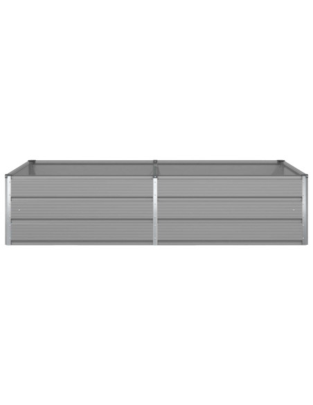 Fioriera Grigio chiaro 195 x 100 x 45 cm Acciaio zincato