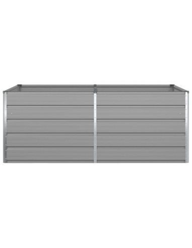 Fioriera Grigio chiaro 195 x 100 x 45 cm Acciaio zincato