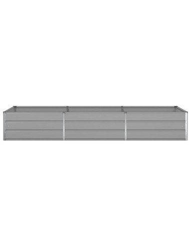 Fioriera Grigio chiaro 195 x 100 x 45 cm Acciaio zincato