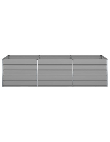 Fioriera Grigio chiaro 195 x 100 x 45 cm Acciaio zincato