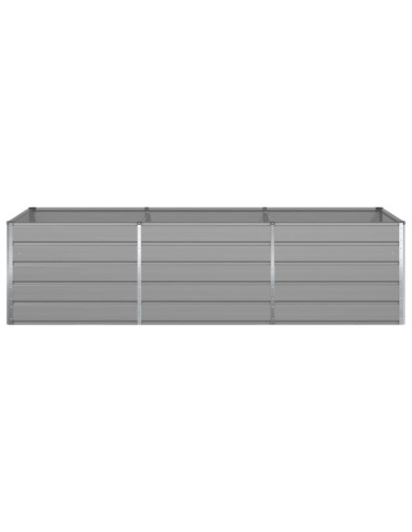 Fioriera Grigio chiaro 195 x 100 x 45 cm Acciaio zincato