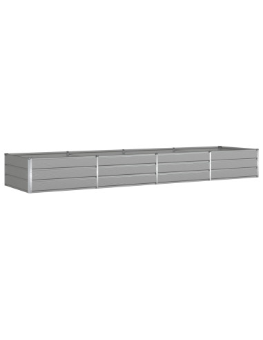 Fioriera Grigio chiaro 195 x 100 x 45 cm Acciaio zincato