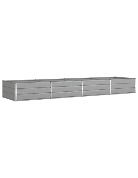 Fioriera Grigio chiaro 195 x 100 x 45 cm Acciaio zincato