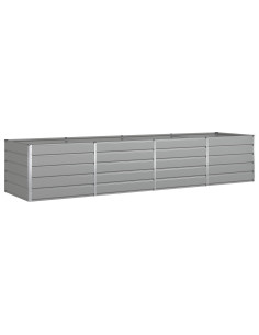 Fioriera Grigio chiaro 195 x 100 x 45 cm Acciaio zincato 2