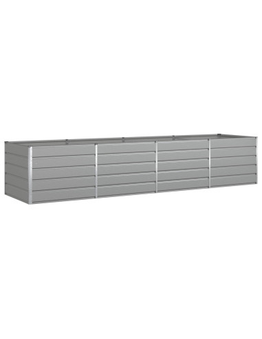 Fioriera Grigio chiaro 195 x 100 x 45 cm Acciaio zincato