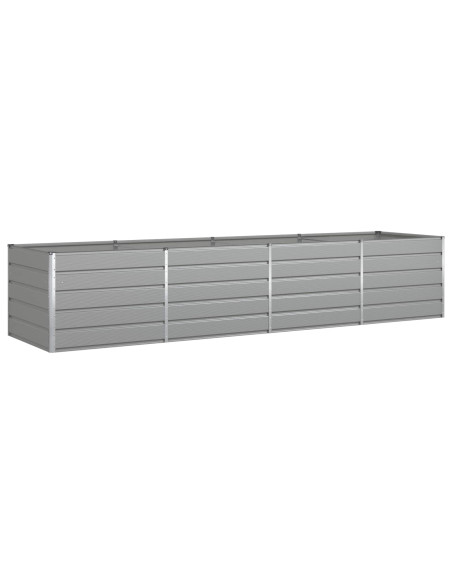 Fioriera Grigio chiaro 195 x 100 x 45 cm Acciaio zincato
