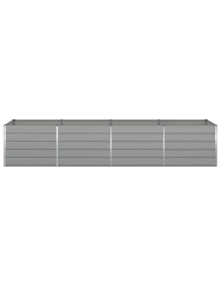 Fioriera Grigio chiaro 195 x 100 x 45 cm Acciaio zincato