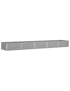 Fioriera Grigio chiaro 195 x 100 x 45 cm Acciaio zincato 2
