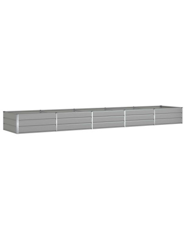 Fioriera Grigio chiaro 195 x 100 x 45 cm Acciaio zincato