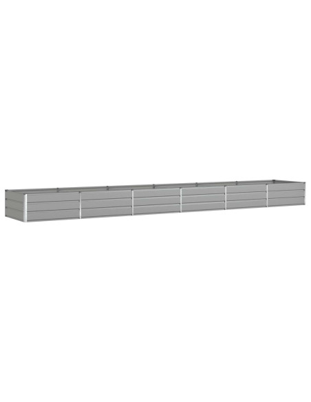 Fioriera Grigio chiaro 195 x 100 x 45 cm Acciaio zincato