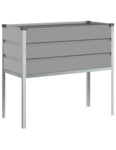 Fioriera Grigio chiaro 100 x 45 x 90 cm Acciaio zincato 2