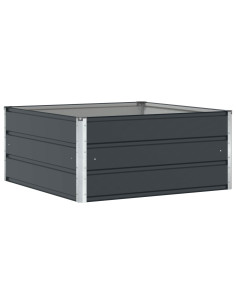 Fioriera Antracite 100 x 100 x 45 cm Acciaio 2