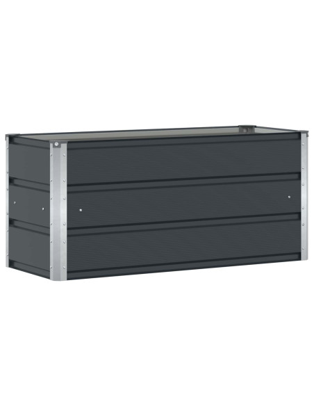 Fioriera Antracite 100 x 40 x 45 cm Acciaio