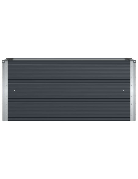 Fioriera Antracite 100 x 40 x 45 cm Acciaio