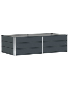 Fioriera Antracite 160 x 80 x 45 cm Acciaio 2