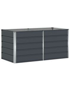 Fioriera Antracite 160 x 80 x 75 cm Acciaio 2