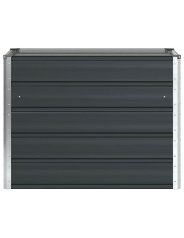 Fioriera Antracite 480 x 50 x 45 cm Acciaio zincato