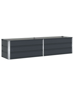 Fioriera Antracite 480 x 50 x 45 cm Acciaio zincato 2