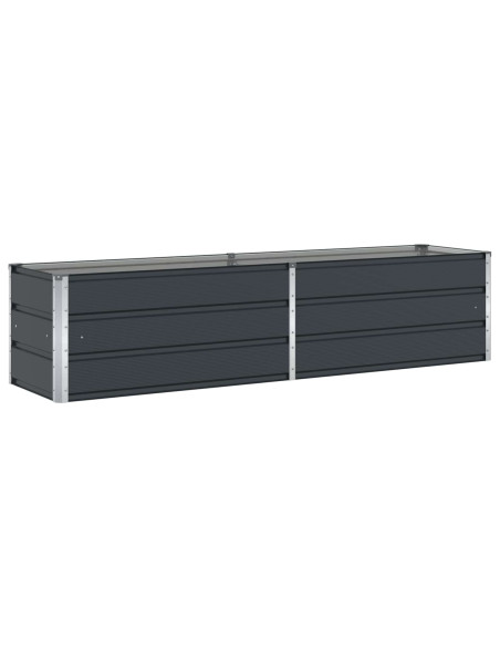 Fioriera Antracite 480 x 50 x 45 cm Acciaio zincato
