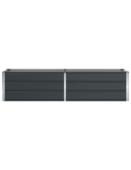 Fioriera Antracite 480 x 50 x 45 cm Acciaio zincato