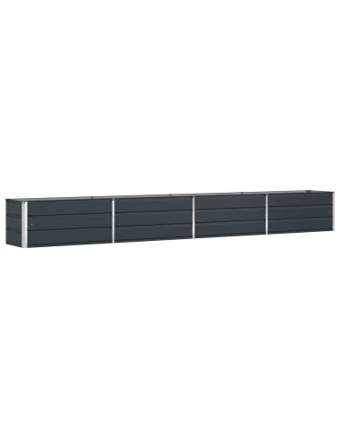 Fioriera Antracite 480 x 50 x 45 cm Acciaio zincato