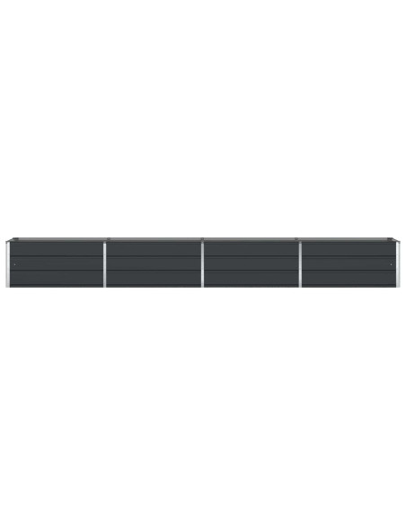 Fioriera Antracite 480 x 50 x 45 cm Acciaio zincato
