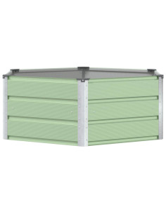 Fioriera Verde Pastello 129 x 129 x 45 cm Acciaio 2