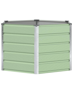 Fioriera Verde Pastello 129 x 129 x 75 cm Acciaio 2