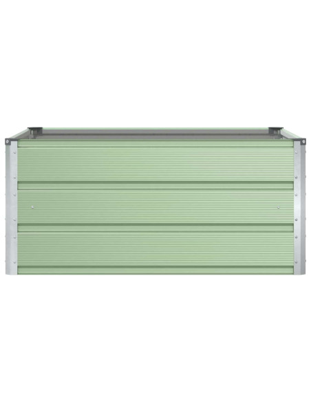 Fioriera Verde Pastello 100 x 100 x 45 cm Acciaio