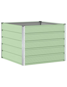 Fioriera Verde Pastello 100 x 100 x 75 cm Acciaio 2