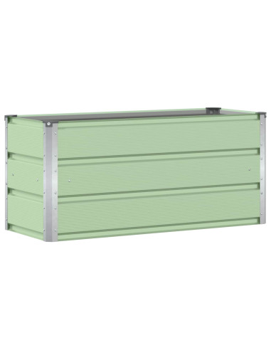 Fioriera Verde 100 x 40 x 45 cm Acciaio