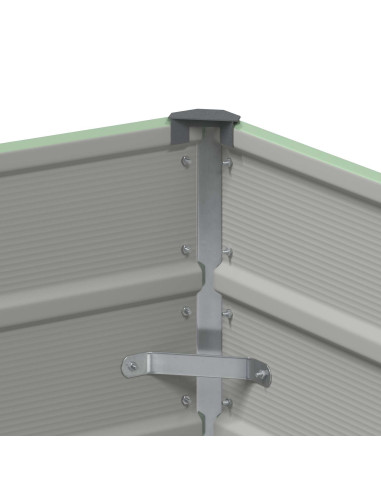 Fioriera Verde 100 x 40 x 45 cm Acciaio