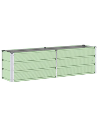 Fioriera Verde 160 x 40 x 45 cm Acciaio