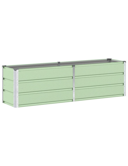 Fioriera Verde 160 x 40 x 45 cm Acciaio