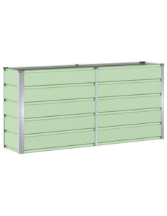 Fioriera Verde 160 x 40 x 75 cm Acciaio 2